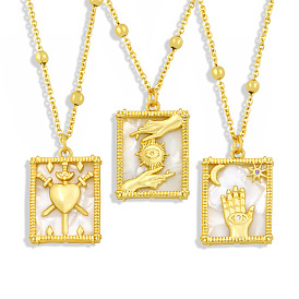 Jewelry niche Tarot pendant necklace female clavicle chain nky40