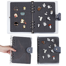 Фетровый брошь для хранения блокнот с отрывными листами в обложке из ПВХ, прямоугольные