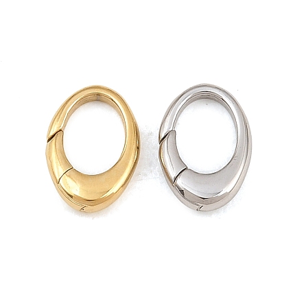 1 puerta de resorte de acero inoxidable, oval