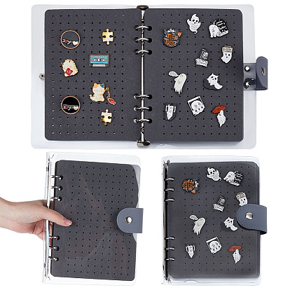 Фетровый брошь для хранения блокнот с отрывными листами в обложке из ПВХ, прямоугольные