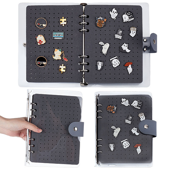 Фетровый брошь для хранения блокнот с отрывными листами в обложке из ПВХ, прямоугольные