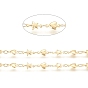 Brass Link Chain, Long-Lasting Plated, Soldered, with Spool, Star and Heart
