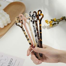Retro-style Geisha Hairpin with Acetate Board for Women's Updo Hairstyle