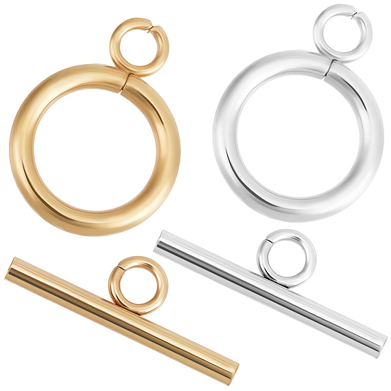 26 шт. 2 цвета 304 застежки-тоглы из нержавеющей стали