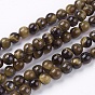 Natural Tiger Eye Round Bead Strands