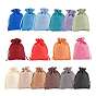 32Pcs 16 Style Burlap & Polyester Imitation Burlap Packing Pouches Drawstring Bags