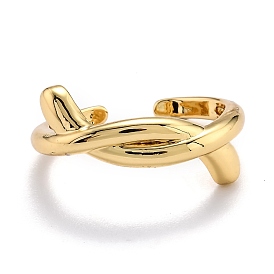 Brass Cuff Rings, Open Rings, Knot