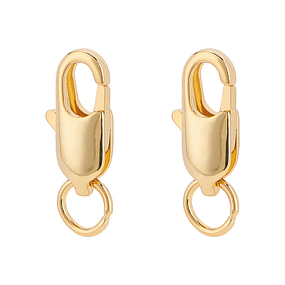 Grade AAA Brass Lobster Claw Clasps, Cadmium Free & Nickel Free & Lead Free
