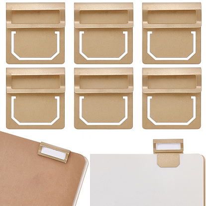 Латунные закладки, зажим для страниц, мини-зажим для индекса, канцелярские подарки