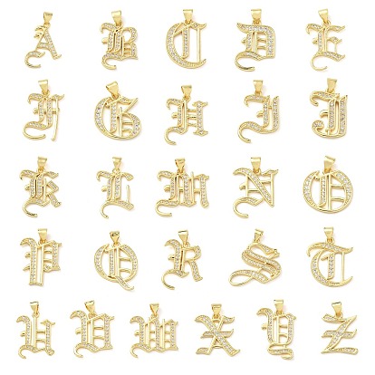 Латунные микро проложить кубического циркония подвески, стойки покрытие, без свинца и без кадмия, долговечный, реальный 18 k позолоченный