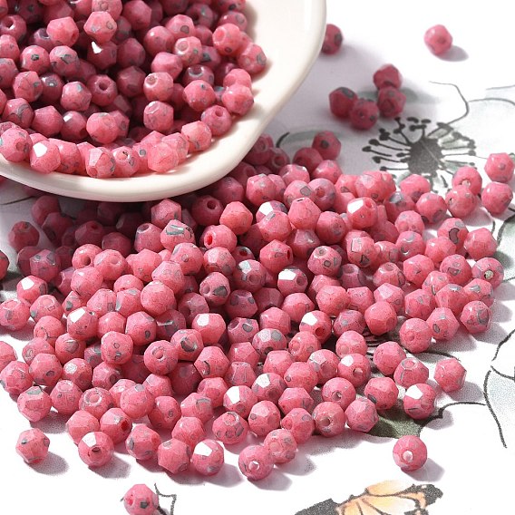 Краска для выпечки пикассо стеклянные бусины, двухконусные