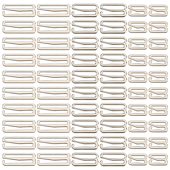 60 шт. 3 номер модели 9 фасонные крючки для бюстгальтера из сплава для шитья, топы купальника бикини с лямкой на бретельках, кольца для нижнего белья
