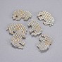 Handmade Japanese Seed Beads, with Japan Import Thread, Loom Pattern, Elephant
