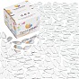 Glass Mosaic Mirror Tiles, for Home Decoration or DIY Crafts, Teardrop