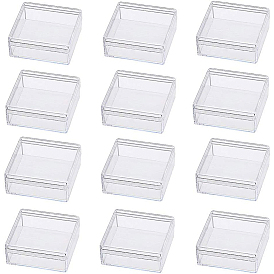 Plastic Bead Containers, Square