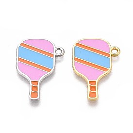 Спортивные подвески из эмалевого сплава, талисманы для пиклбола