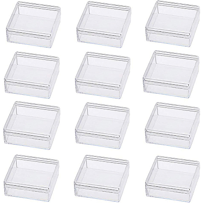 Plastic Bead Containers, Square