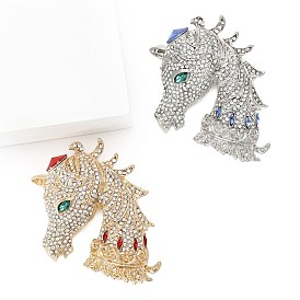 Броши из сплава единорога со стразами для одежды-рюкзака