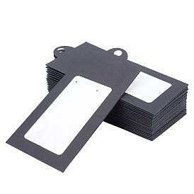 Складная творческая коробка крафт-бумаги, свадебные подарочные коробки, ящик для подарков, бумажная подарочная коробка, с прозрачным окном и видеокартой, прямоугольные