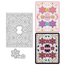 Трафареты для резки углеродистой стали для цветов, для diy scrapbooking, Фотоальбом, декоративная бумага для тиснения