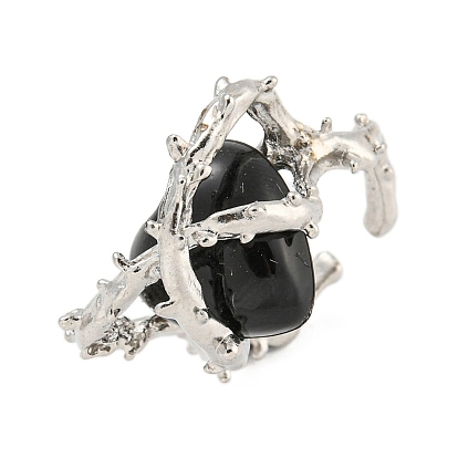 Anillos de aleación de puño, con vaso para mujer, corazón