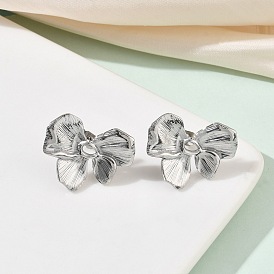 День святого Валентина 304 Серьги-гвоздики из нержавеющей стали для женщин, цветок