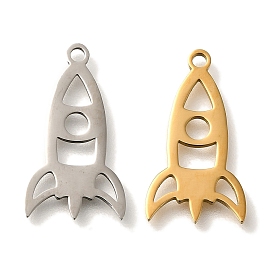 201 Stainless Steel Pendants, Rocket Charms