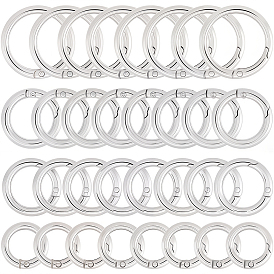 32 шт 4 стили пружинные кольца из цинкового сплава, уплотнительные кольца