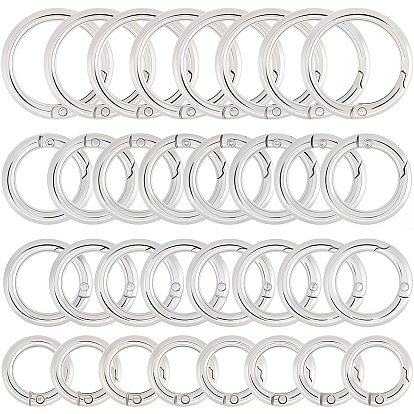 32 шт 4 стили пружинные кольца из цинкового сплава, уплотнительные кольца