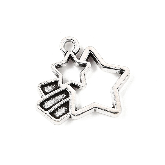 Tibetan Style Alloy Pendants, Shooting Star Charms