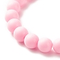Bracelets extensibles en perles acryliques pour enfants, avec des perles d'imitation et des ailes d'alliage bracelets de perles