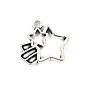 Tibetan Style Alloy Pendants, Shooting Star Charms