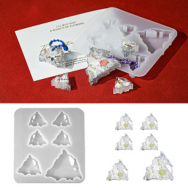 Pendants DIY Silicone Mold, Resin Casting Molds, for UV Resin, Epoxy Resin Craft Making, White