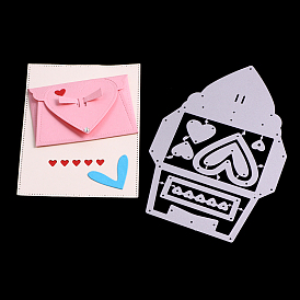 Рамка для резки металла, для diy scrapbooking / фотоальбом, декоративная тисняющая бумажная карточка, сердце