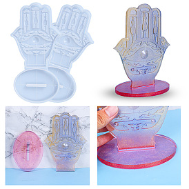 DIY Silicone Molds, Hamsa Hand Decoration Making, Resin Casting Molds, For UV Resin, Epoxy Resin Jewelry Making