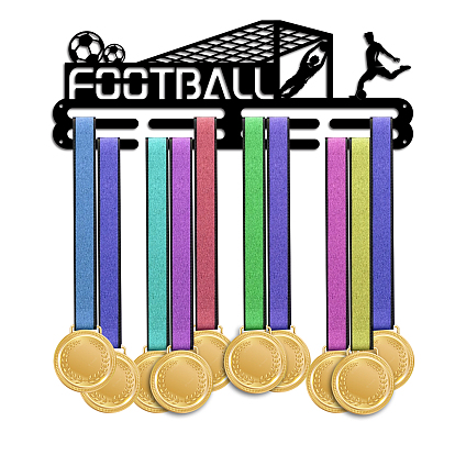 Модная железная вешалка для медалей, настенная стойка для дисплея, с винтами