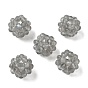 Natural Labradorite Woven Beads, Cluster Beads, Faceted, Round