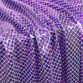 Полиэфирная ткань с рисунком рыбьей чешуи, аксессуары для одежды