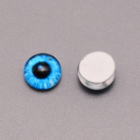 Resin Cabochons, Half Round/Eye