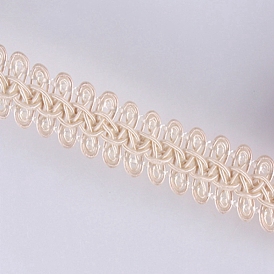 Nähspitze aus Polyester, handgefertigter Pullover Band Ziergürtel Centipede geflochtene Spitze Band Rock Kragen Ärmel Seite