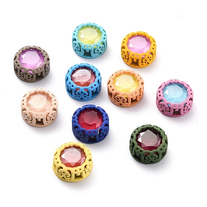 Имитация желе пришить на горный хрусталь, стекло горный хрусталь, с латунной фурнитурой , аксессуары для одежды, плоско-круглые