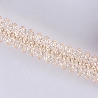 Nähspitze aus Polyester, handgefertigter Pullover Band Ziergürtel Centipede geflochtene Spitze Band Rock Kragen Ärmel Seite