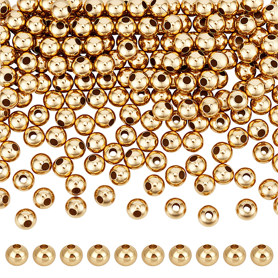 304 из нержавеющей стали бусы, круглые