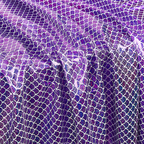 Полиэфирная ткань с рисунком рыбьей чешуи, аксессуары для одежды