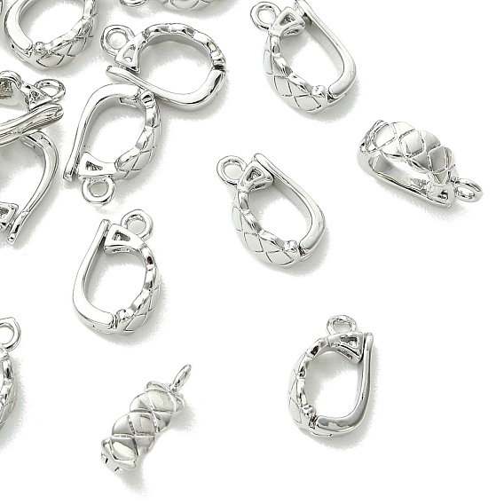 SHEGRACE Brass Snap Clasps, Cadmium Free & Lead Free & Nickel Free