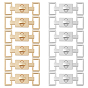 12 шт. 2 цвета сплав поворотный замок застежки, поворотный замок для изготовления кошелька