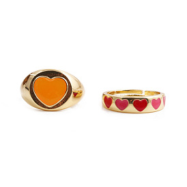 Sweet and Chic Oil Drop Ring for Daily Wear and Outings - Love from Overseas