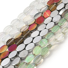 Glass Beads Strands, Oval