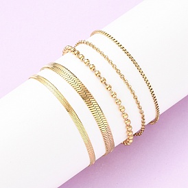 304 из нержавеющей стали цепи браслеты