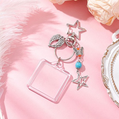 Синтетическая бирюза и акриловые заготовки кайчиан, Сплав с поиска, звезда